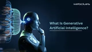What Is Generative Artificial Intelligence