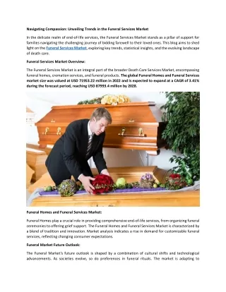 funeral Market Research Reports