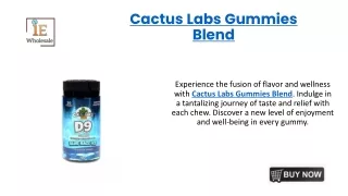 Cactus Labs Gummies Blend