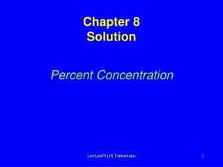 Chapter 8 Solution