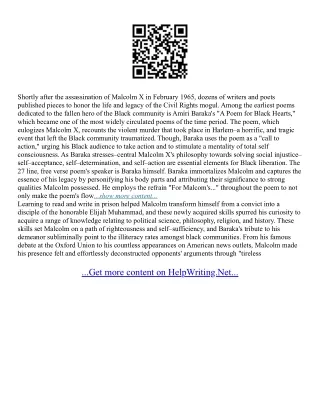 Baraka Essay