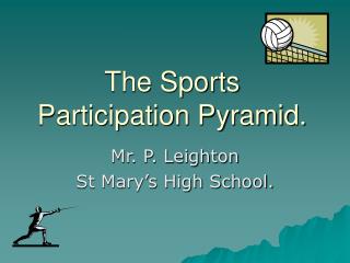 The Sports Participation Pyramid.