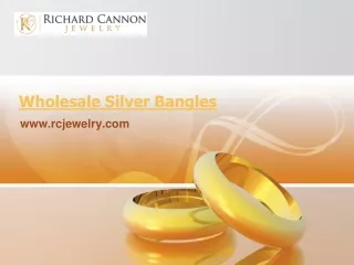 Elegant Wholesale Silver Bangles Collection - www.rcjewelry.com
