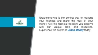 Urban Money Urbanmoney.co