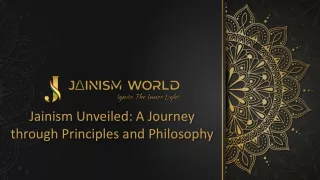 Jainism Unveiled A Journey through Principles and Philosophy