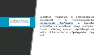 Műszempilla tanfolyam  Profisminkiskola.hu