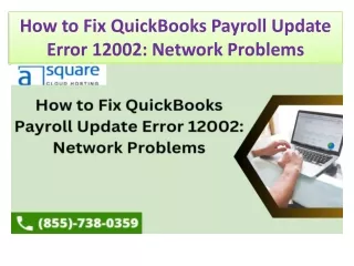QuickBooks Payroll Update Error 12002: How to Resolve Connectivity Issues