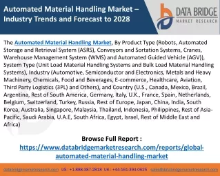 Automated Material Handling Market