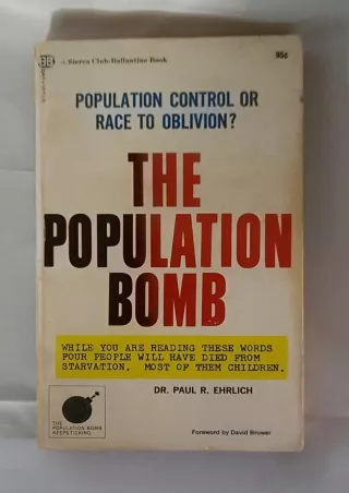 ❤READ✔ ebook [PDF]  The Population Bomb