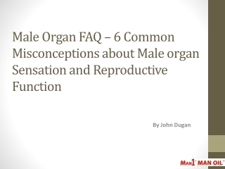 Male Organ FAQ – 6 Common Misconceptions