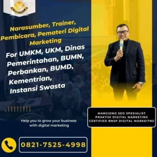 Trainer Internet Marketing Pangkal Pinang Margiono SEO