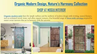 Organic Modern Design, Nature's Harmony Collection