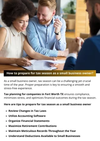 How to prepare for tax season as a small business owner?