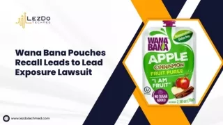 Wana Bana Pouches Recalls over Lead Contamination