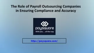 The Role of Payroll Outsourcing Companies in Ensuring Compliance and Accuracy