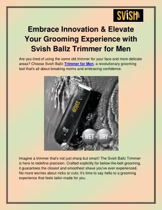 Trimmer for Men