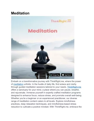 Meditation