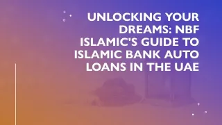 Islamic bank car loan