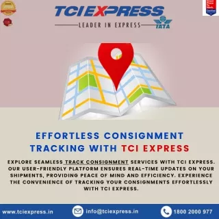 Effortless Consignment Tracking with TCI Express