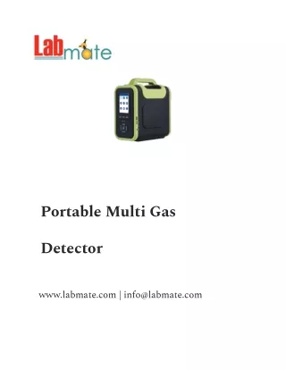 Portable Multi Gas Detector