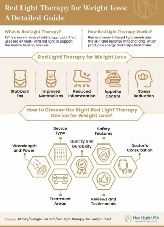 Red Light Therapy for Weight Loss: A Detailed Guide