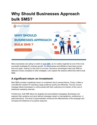 Why Should Businesses Switch to Bulk SMS