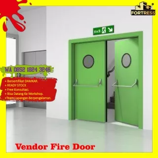 BERSERTIFIKAT..!! Wa 0852 1824 3246 Kontraktor Fire Door Fortress Untuk Hotel Di Kendari