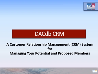 DACdb CRM