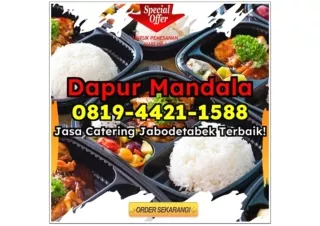 HIGIENIS! CHAT 0819-4421-1588 Ongkos Jasa Catering Snack Terdekat Depok Grogol