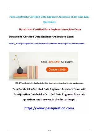 Databricks Certified Data Engineer Associate Exam Questions