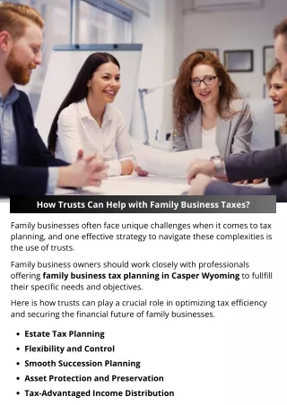 How Trusts Can Help with Family Business Taxes?