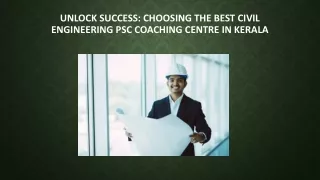 Best Civil Engineering PSC Coaching Centre