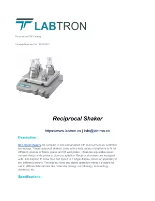 Reciprocal Shaker