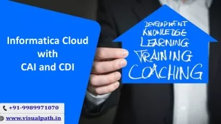 Informatica CAI - CDI Online Training - Visualpath