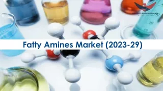 Fatty Amines Market Demand, Growth Drivers 2023