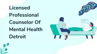 Licensed Professional Counselor Of Mental Health Detroit