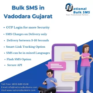 Bulk SMS in Vadodara Gujarat