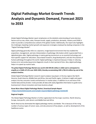 Digital Pathology Market