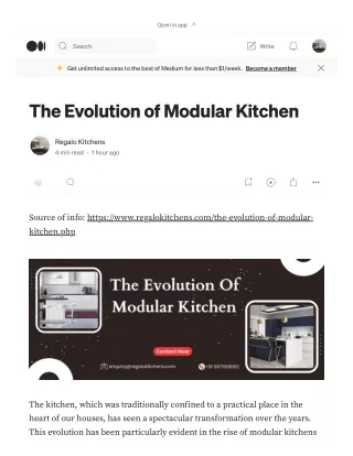 The Evolution of Modular Kitchen