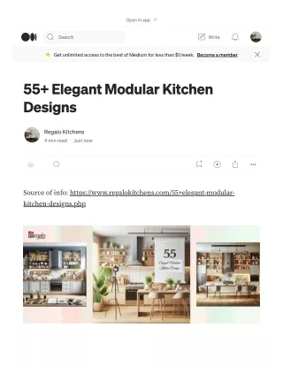 55  Elegant Modular Kitchen Designs