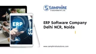 Affordable and Easy to Use India's Top ERP Software in Noida