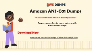 Preparing For ANS-C01 Exam? Access Our Top-tier ANS-C01 Dumps