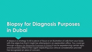 Biopsy for Diagnosis Purposes in Dubai 1