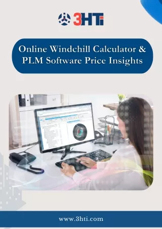 Online Windchill Calculator and PLM Software Price Insights