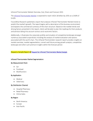 Infrared Thermometer Market