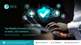 Top Mobile Forensics Solutions and Services in India - ECS Infotech