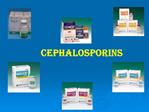 Cephalosporins