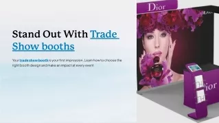 How To Select The Best Trade Show Displays Booth Exhibits Pop Up Booth CA Trade Show Displays