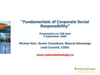 ‘Fundamentals of Corporate Social Responsibility’