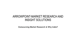 Outsourcing Market Research & Why India